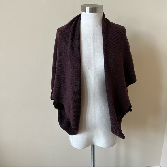 Lululemon 100% merino wool sweater knit shawl 13216 - Picture 1 of 13